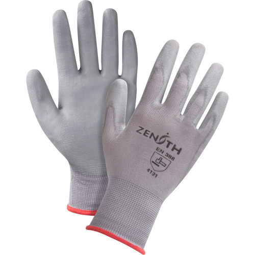 Gants en nylon enduits de polyur&eacute;thane sans DMF, 10/T-Grand, R&ecirc;vetement Polyur&eacute;thane, Calibre 15, Enveloppe en Nylon Auto Electric Service Ltd.