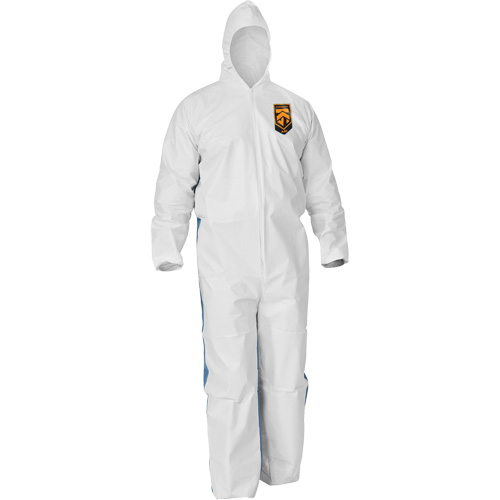 Kleenguard A40 Coveralls with Breathable Back, Large, Blue/White, Microporous/SMS Auto Electric Service Ltd.