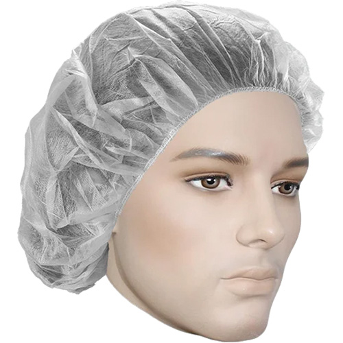 Bouffant Caps, Polypropylene, 18", White Auto Electric Service Ltd.