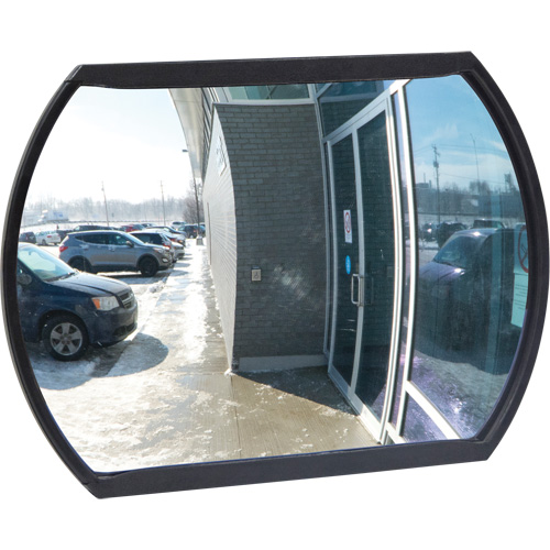 Roundtangular Convex Mirror with Bracket, 12" H x 18" W, Indoor/Outdoor Auto Electric Service Ltd.