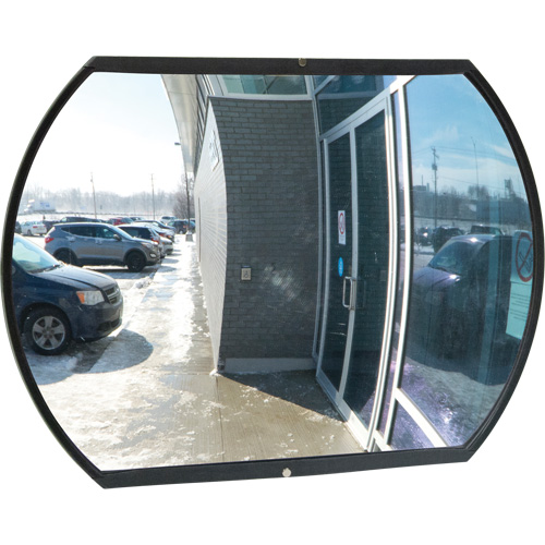 Roundtangular Convex Mirror with Bracket, 18" H x 26" W, Indoor/Outdoor Auto Electric Service Ltd.