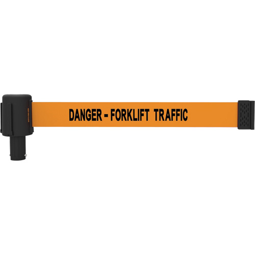 Cassette de banni&egrave;re PLUS, Danger - Forklift Traffic, 15', Ruban Orange Auto Electric Service Ltd.