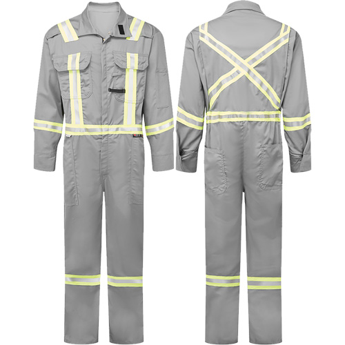 UltraSoft&reg; 7 oz. Deluxe Coveralls, Size 44 (Tall), Grey Auto Electric Service Ltd.
