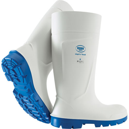 Bekina&reg; Steplite Food Safety Boots, Polyurethane, Steel Toe, Size 4 Auto Electric Service Ltd.