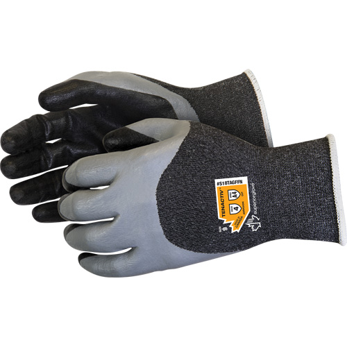 Double-Dipped Cut-Resistant Gloves, Size 5, 18 Gauge, Foam Nitrile Coated, TenActiv Shell, ASTM ANSI Level A4 Auto Electric Service Ltd.
