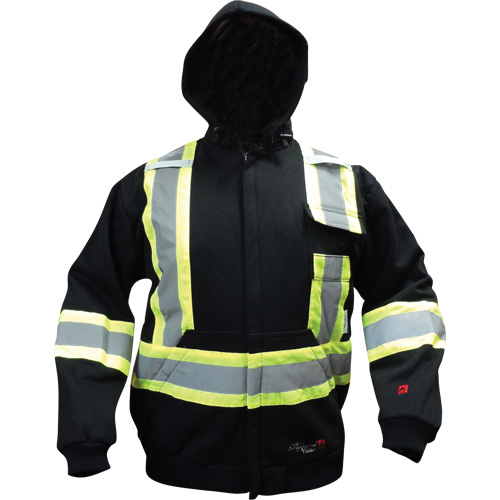 Fire Rated Hoodie, Small, Black Auto Electric Service Ltd.