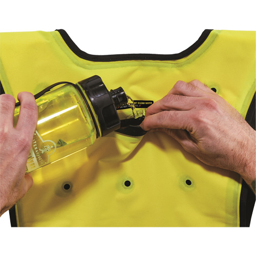 Chill-Its&reg; 6687 Economy Dry Evaporative Cooling Vest, Small/Medium, High Visibility Lime-Yellow Auto Electric Service Ltd.