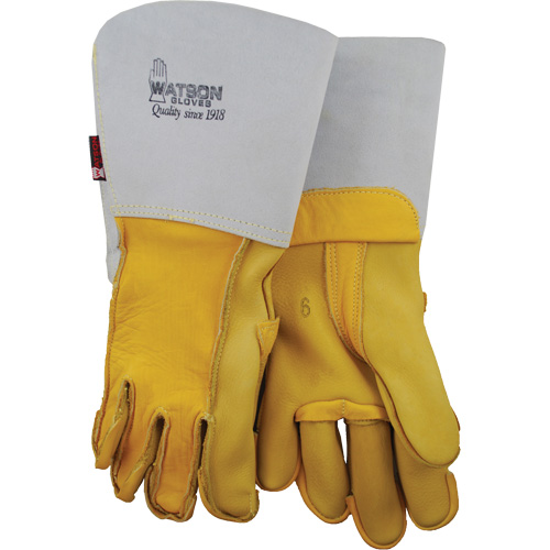 Welding Gloves, Grain Cowhide, Size 8 Auto Electric Service Ltd.