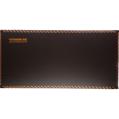 Tapis anti-fatigue pour travail debout, Lisse, 18" x 36" x 1", Noir, Caoutchouc Auto Electric Service Ltd.