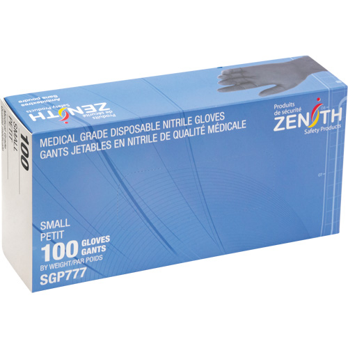 Puncture-Resistant Medical-Grade Disposable Gloves, Small, Nitrile, 5-mil, Powder-Free, Black, Class 2 Auto Electric Service Ltd.