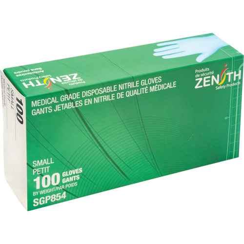 Puncture-Resistant Medical-Grade Disposable Gloves, Small, Nitrile, 3.5-mil, Powder-Free, Blue, Class 2 Auto Electric Service Ltd.