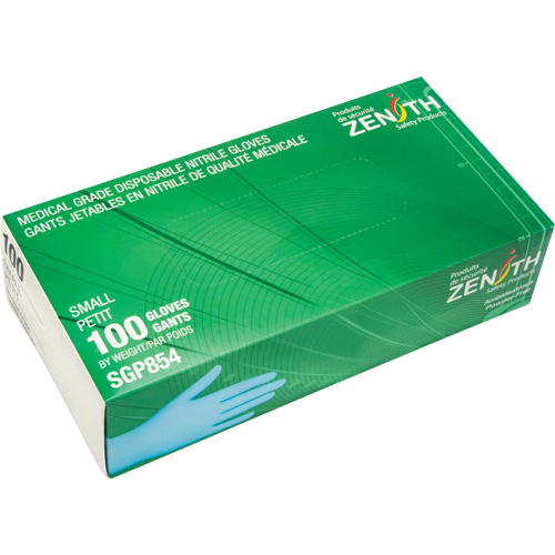 Puncture-Resistant Medical-Grade Disposable Gloves, Small, Nitrile, 3.5-mil, Powder-Free, Blue, Class 2 Auto Electric Service Ltd.