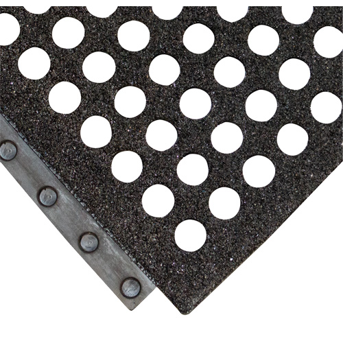 24/Seven&reg; Locksafe&reg; Anti-Fatigue Mat, Honeycomb, 3' x 3' x 5/8", Black, Natural Rubber Auto Electric Service Ltd.