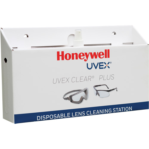 Uvex&reg; Clear&reg; Plus Disposable Lens Cleaning Station, Cardboard, 16" L x 3.19" D x 9.25" H Auto Electric Service Ltd.