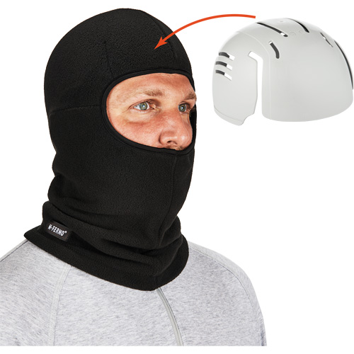 N-Ferno&reg; Zippered Balaclava Face Mask with Bump Cap Insert, Fleece/Polyester, Black Auto Electric Service Ltd.