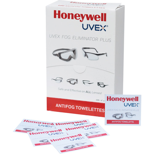 Uvex&reg; Fog Eliminator Plus Lens Towelettes, 4" x 5", Pack Of 100 Auto Electric Service Ltd.