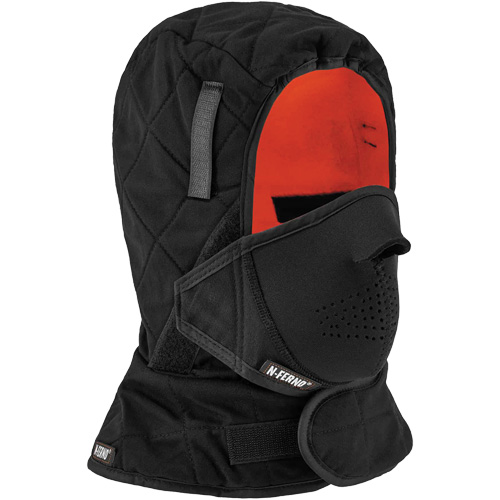 Doublure de casque de s&eacute;curit&eacute; d'hiver trois couches N-Ferno avec cache-bouche, Doublure en Molleton, Taille unique, Noir Auto Electric Service Ltd.