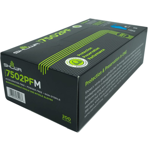 Gants jetables biod&eacute;gradable, T-petit, Nitrile, 2,5 mils, Sans poudre, Bleu Auto Electric Service Ltd.