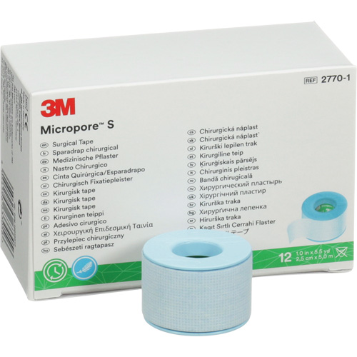 Ruban chirurgical Micropore S, Non m&eacute;dical, 16-1/2' lo x 1" la Auto Electric Service Ltd.