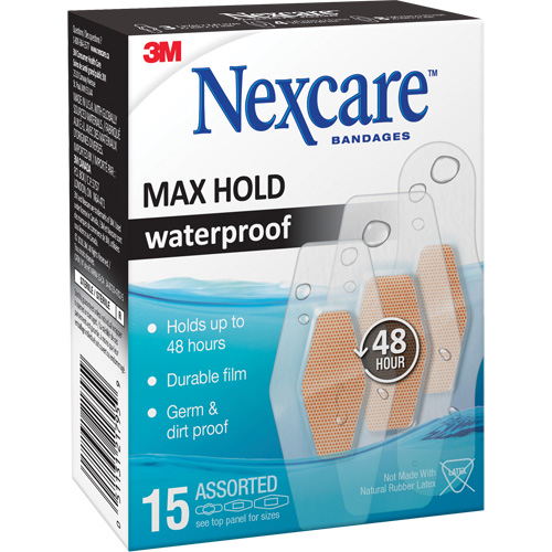 Nexcare Max-Hold Waterproof Bandages, Assorted, Plastic, Sterile Auto Electric Service Ltd.