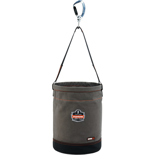 Arsenal&reg; 5940 Swiveling Carabiner Hoist Bucket, Canvas, 12.5" Dia. x 17" H, 150 lbs. Load Rating Auto Electric Service Ltd.