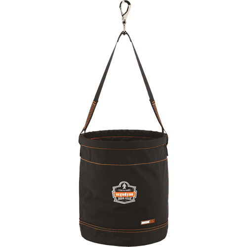 Arsenal&reg; 5970 Swiveling Hook Hoist Bucket, Nylon, 12.5" Dia. x 15" H, 100 lbs. Load Rating Auto Electric Service Ltd.