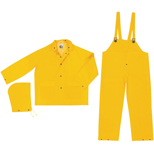 Classic Series Rain Suit, Polyester/PVC, 6X-Large, Yellow Auto Electric Service Ltd.