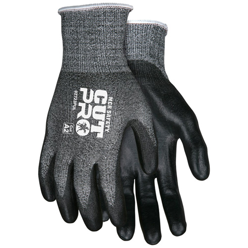 Gants r&eacute;sistant aux coupes Safety Cut Pro, Taille Grand, Calibre 13, Rev&ecirc;tement Polyur&eacute;thane, Enveloppe en PEHP, ASTM ANSI niveau A2 Auto Electric Service Ltd.