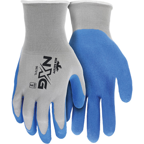 Gants enduits NXG, Grand, R&ecirc;vetement Latex de caoutchouc, Calibre 13, Enveloppe en Nylon Auto Electric Service Ltd.