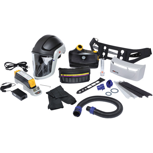 Versaflo TR Series Heavy Industry PAPR Kit, Hard Hat & Faceshield, Lithium-Ion Battery Auto Electric Service Ltd.