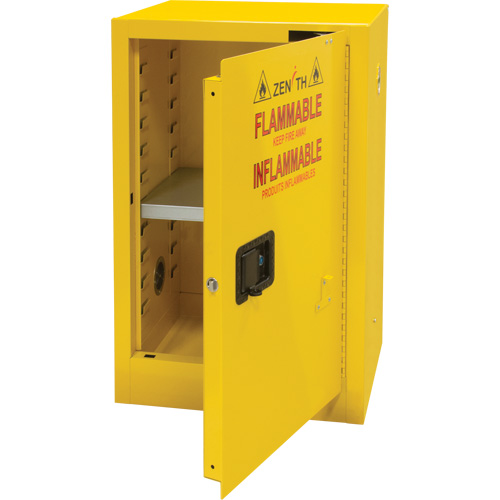 Flammable Storage Cabinet, 12 gal., 1 Door, 23" W x 35" H x 18" D Auto Electric Service Ltd.