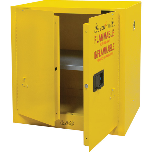 Flammable Storage Cabinet, 22 gal., 2 Door, 35" W x 35" H x 22" D Auto Electric Service Ltd.