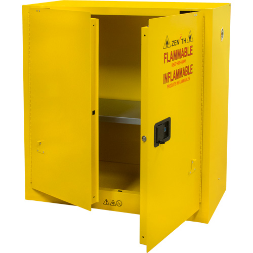 Armoire pour produits inflammables, 30 gal., 2 Porte(s), 43" La x 44" h x 18" p Auto Electric Service Ltd.