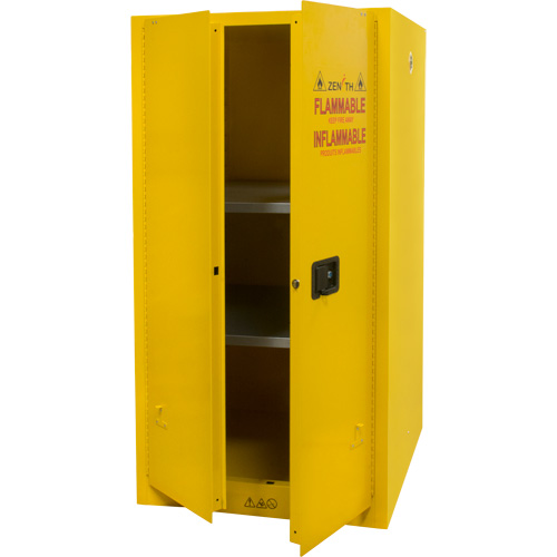 Flammable Storage Cabinet, 60 gal., 2 Door, 34" W x 65" H x 34" D Auto Electric Service Ltd.