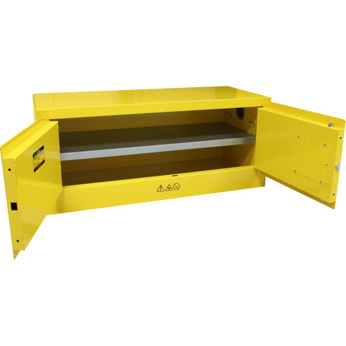 Armoire pour produits inflammables, 12 gal., 2 Porte(s), 43" La x 18" h x 18" p Auto Electric Service Ltd.