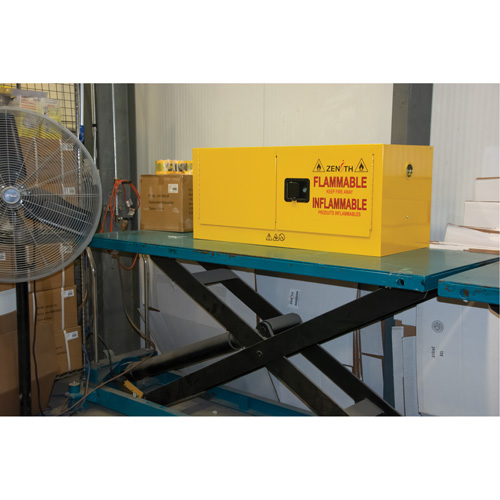 Armoire pour produits inflammables, 12 gal., 2 Porte(s), 43" La x 18" h x 18" p Auto Electric Service Ltd.
