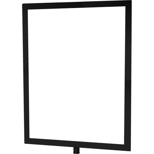 Heavy-Duty Vertical Sign Holder for Classic Posts, Black Auto Electric Service Ltd.