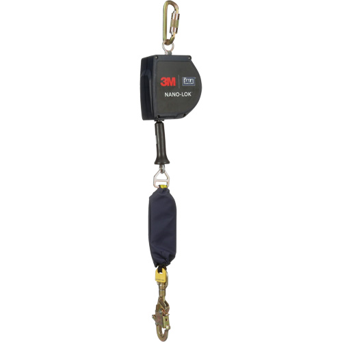 Nano-Lok Extended Length Self Retracting Lifeline, 15', Galvanized Steel, Swivel Auto Electric Service Ltd.