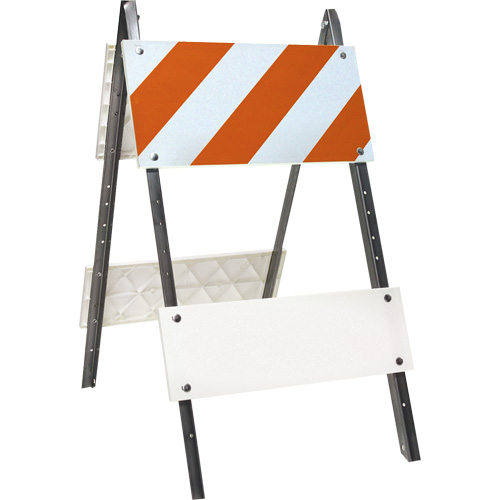 Barricade prismatique, Repliable, 24" lo x 45" h, Orange/Blanc Auto Electric Service Ltd.