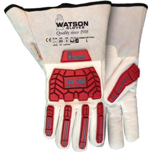 Gants en cuir de ch&egrave;vre Van 9549TPR, Grand, Paume en Ch&egrave;vre, Poignet Manchette Auto Electric Service Ltd.