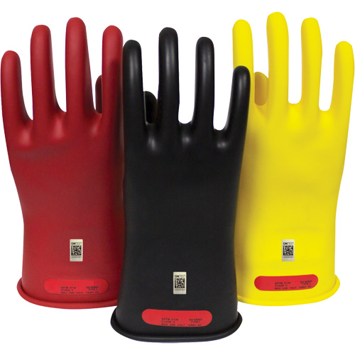 Arcguard Rubber Voltage Gloves, Size 8, 10" L Auto Electric Service Ltd.