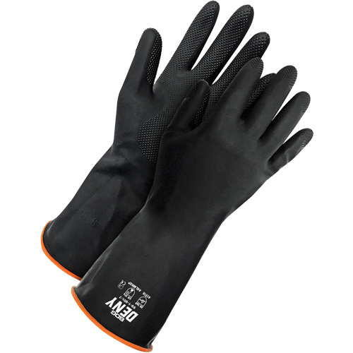 Gants r&eacute;sistants aux produits chimiques Deny, Taille 9, 12" lo, Latex de caoutchouc, Doublure en Ouat&eacute;e, Gant de calibre hiver Auto Electric Service Ltd.