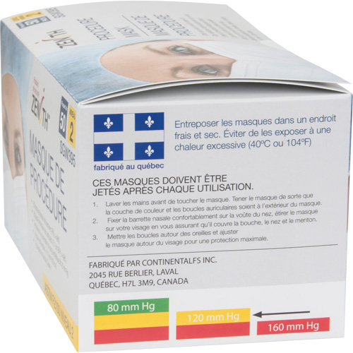 Disposable Procedure Face Masks, ASTM F2100 Level 2, Class 1 Auto Electric Service Ltd.