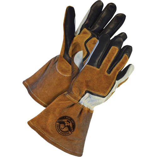 Gants de soudage &agrave; l'arc MIG Gander Brand, Cuir fleur de vache, Taille T-petit Auto Electric Service Ltd.