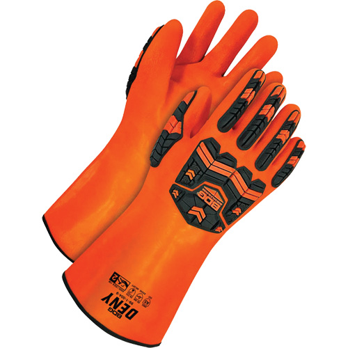 Gants r&eacute;sistants aux produits chimiques Deny, Taille 9, 14" lo, PVC, Doublure en Tissu &eacute;ponge Auto Electric Service Ltd.