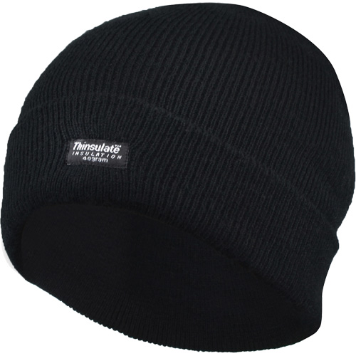 Tuque doubl&eacute;e &agrave; rebord, Doublure en Thinsulate, Taille unique, Noir Auto Electric Service Ltd.