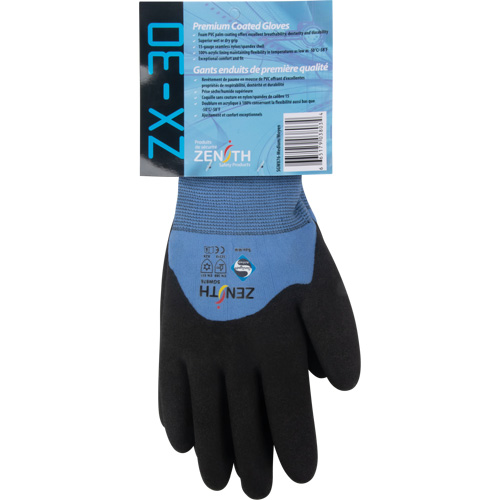 Gants enduits ZX-30° de premi&egrave;re qualit&eacute;, 2T-Grand, R&ecirc;vetement Mousse de PVC, Calibre 15, Enveloppe en Nylon Auto Electric Service Ltd.