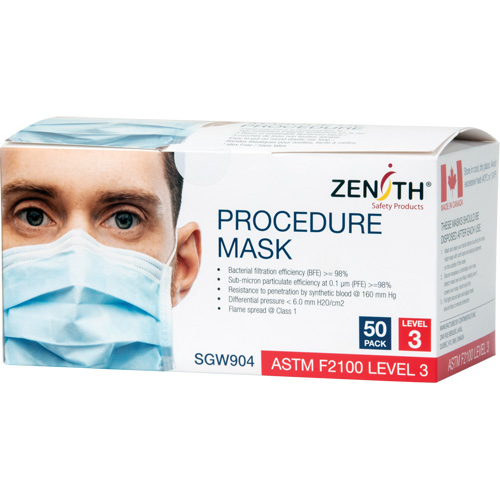 Disposable Procedure Face Masks, ASTM F2100 Level 3, Class 1 Auto Electric Service Ltd.