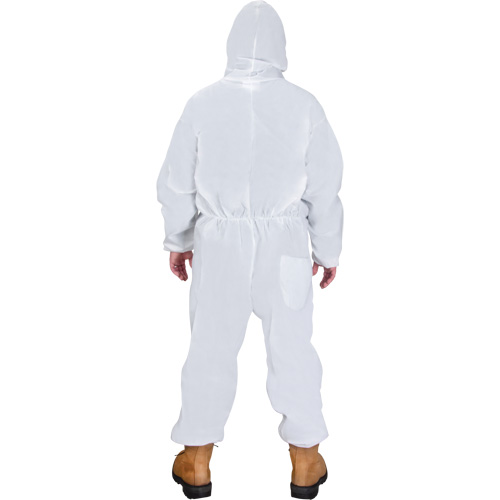 Hooded Coveralls, Medium, White, SMS Auto Electric Service Ltd.