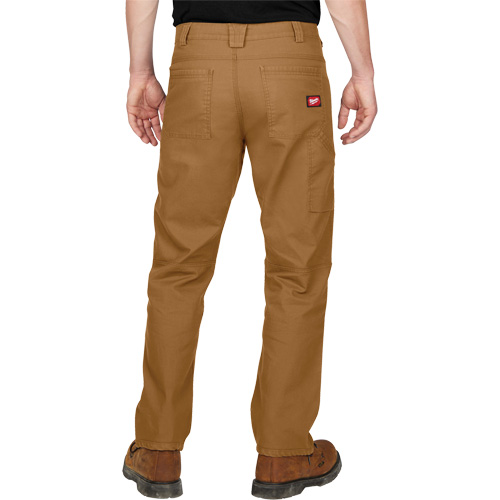 Pantalon de travail flexible et robuste, Poly-coton/Spandex, Khaki, Taille 32, Entrejambe 32 Auto Electric Service Ltd.